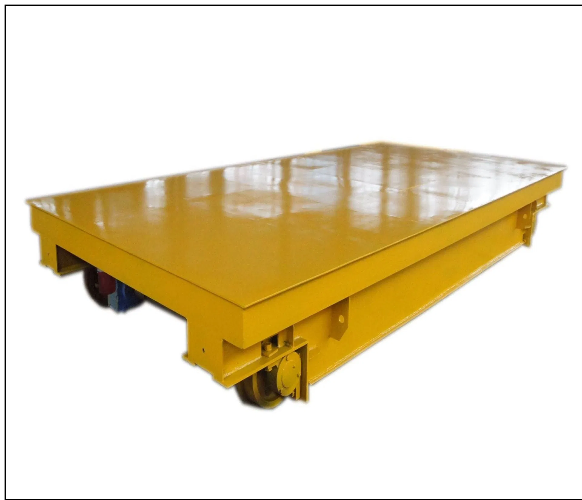 Szmc Brand 17ton 20ton 50ton VFD Motor Battery Electric Power Flat Transfer Cart