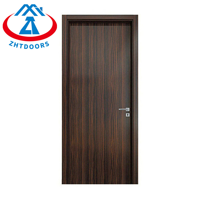 BS Certificated Zhtdoors Direct Manufacturer High Durability Excellent Quality Wood Fire Rated Door Fire Rated Wooden Laminate Door