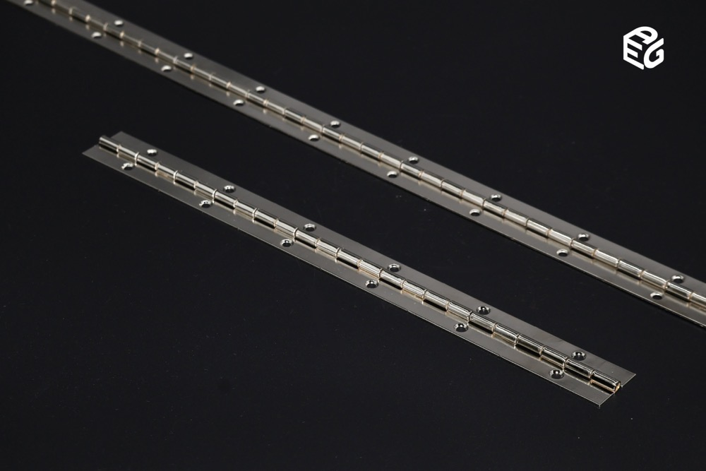 Heavy-Duty 30-Inch Continuous Hinge in Bright Nickel Finish