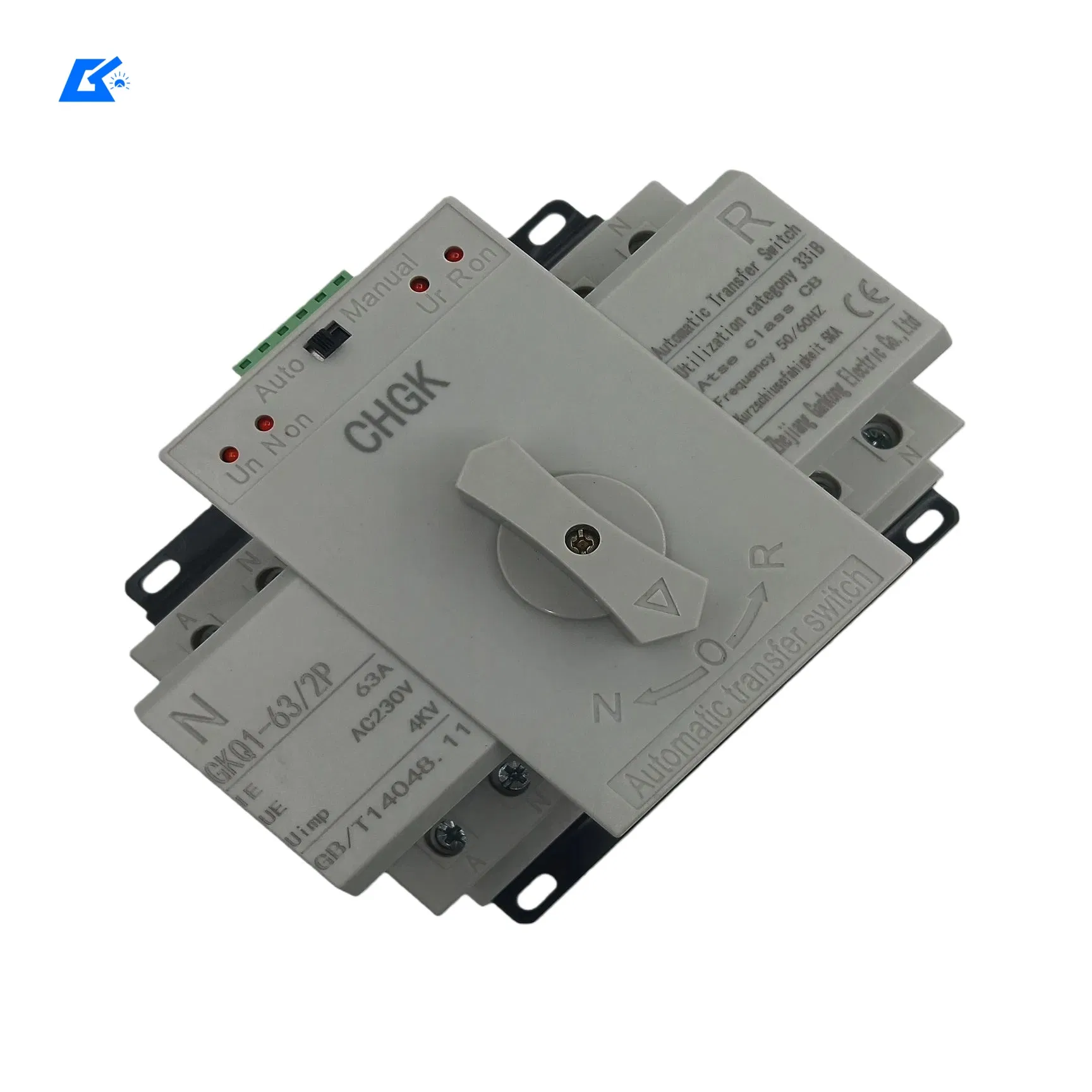 2p 63A 230V MCB Type ATS Dual Power Automatic Transfer