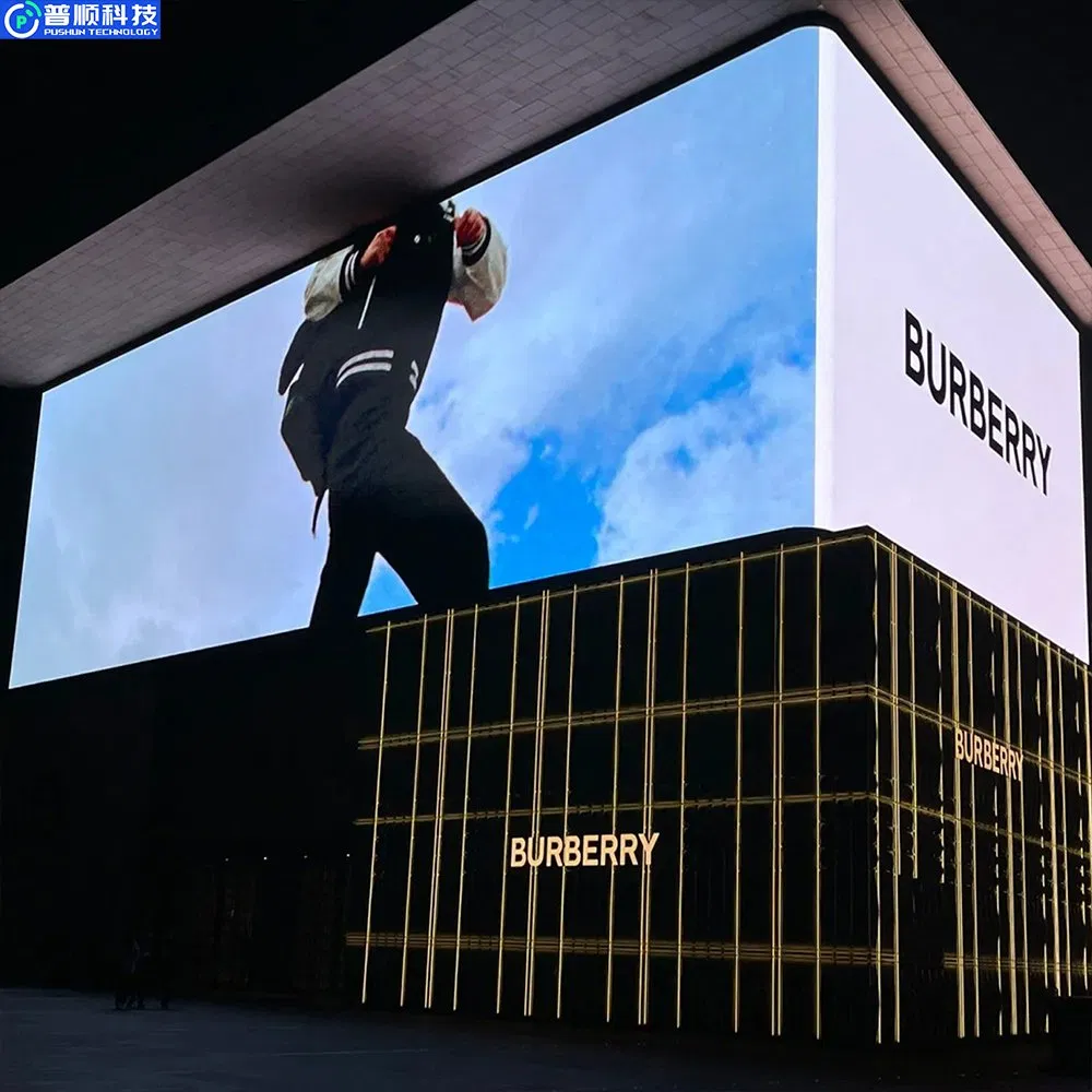 Pushunled 3D Billboard Commercial Advertisement Full Color Outdoor LED Display Screen