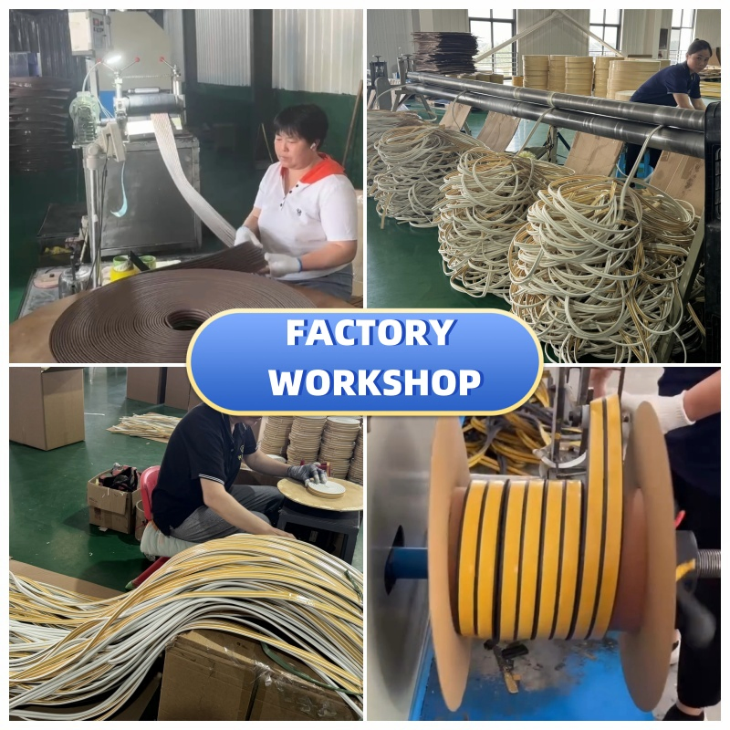 Self-Adhesive Weatherstrip EPDM Foam D E Profile Door Window Insulation Draught Excluder Tape Seal Strip