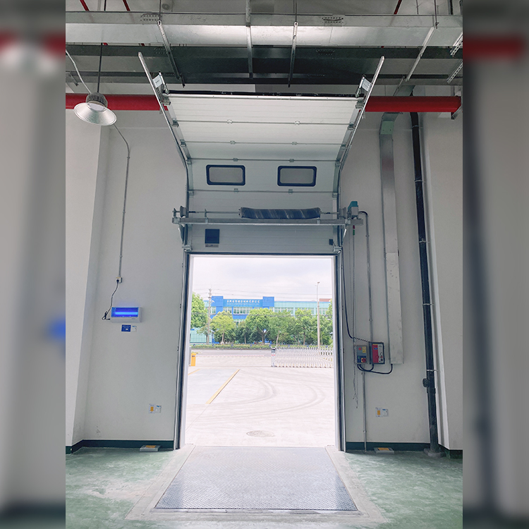 Thermal Insulated Overhead Vertical Lifting up Sectional Garage Door with Vision Panel