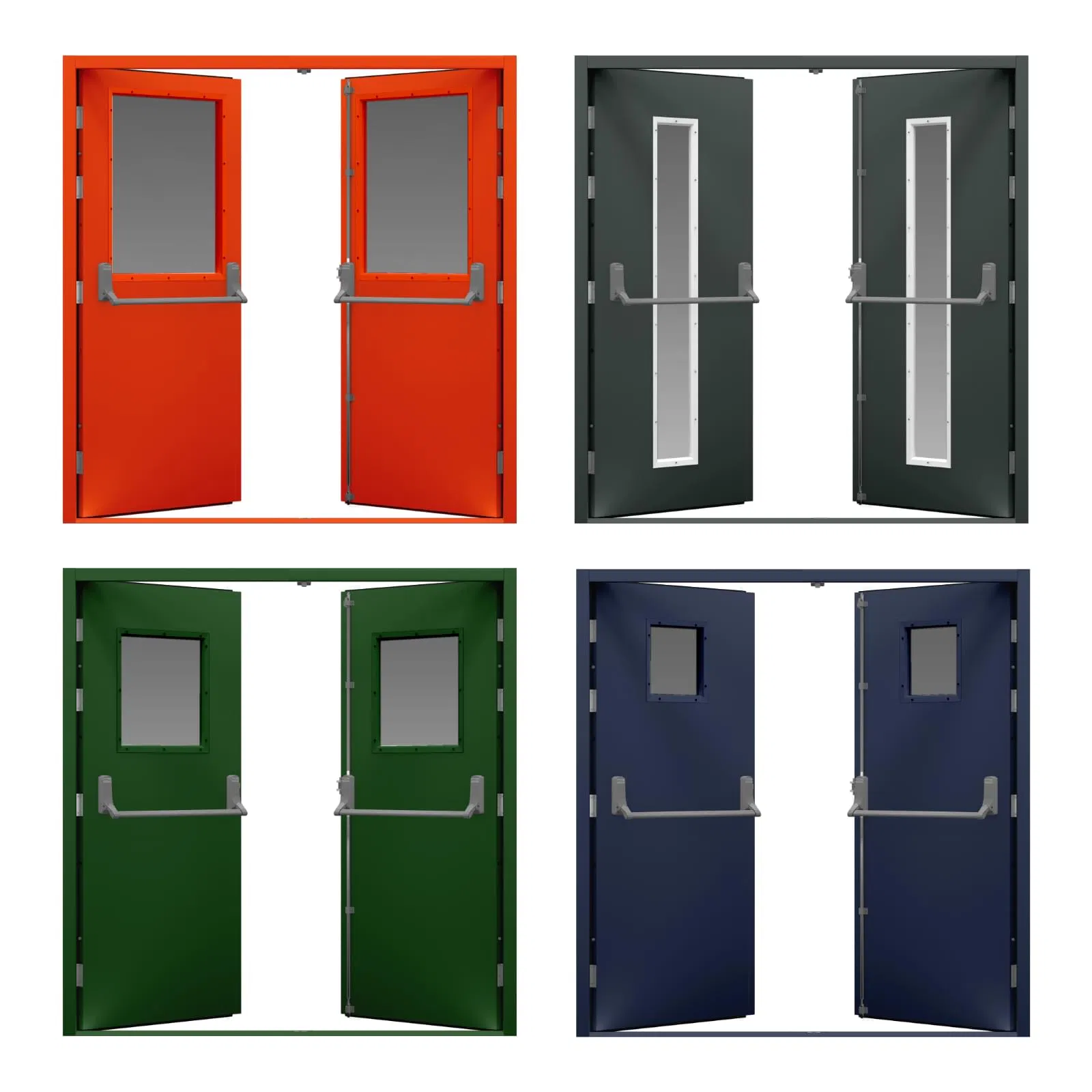High Quality Fire Door Manufacturer for Industrial Steel Door Easy Installation Fire Rated Doors