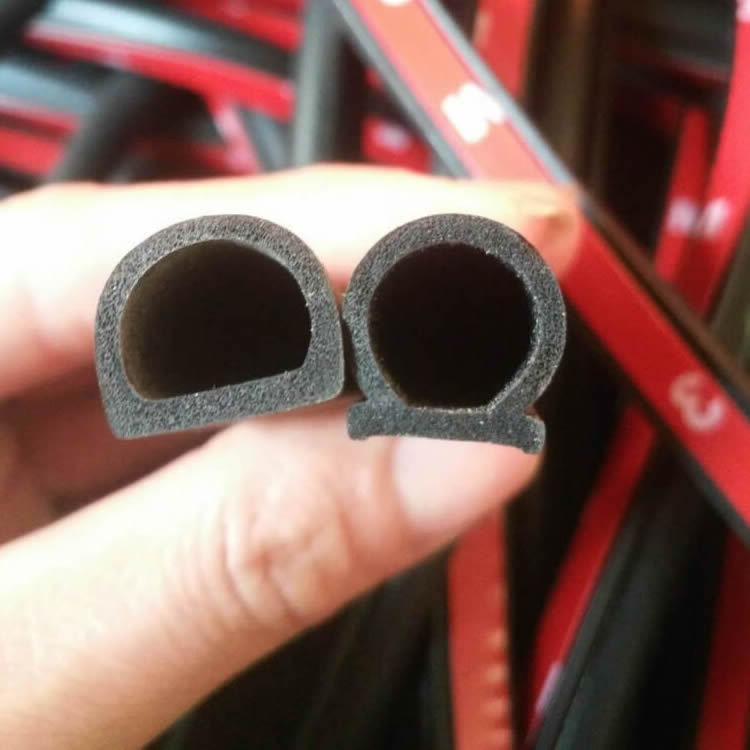 Premium Black Self-Adhesive Weather Stripping for Doors and Windows