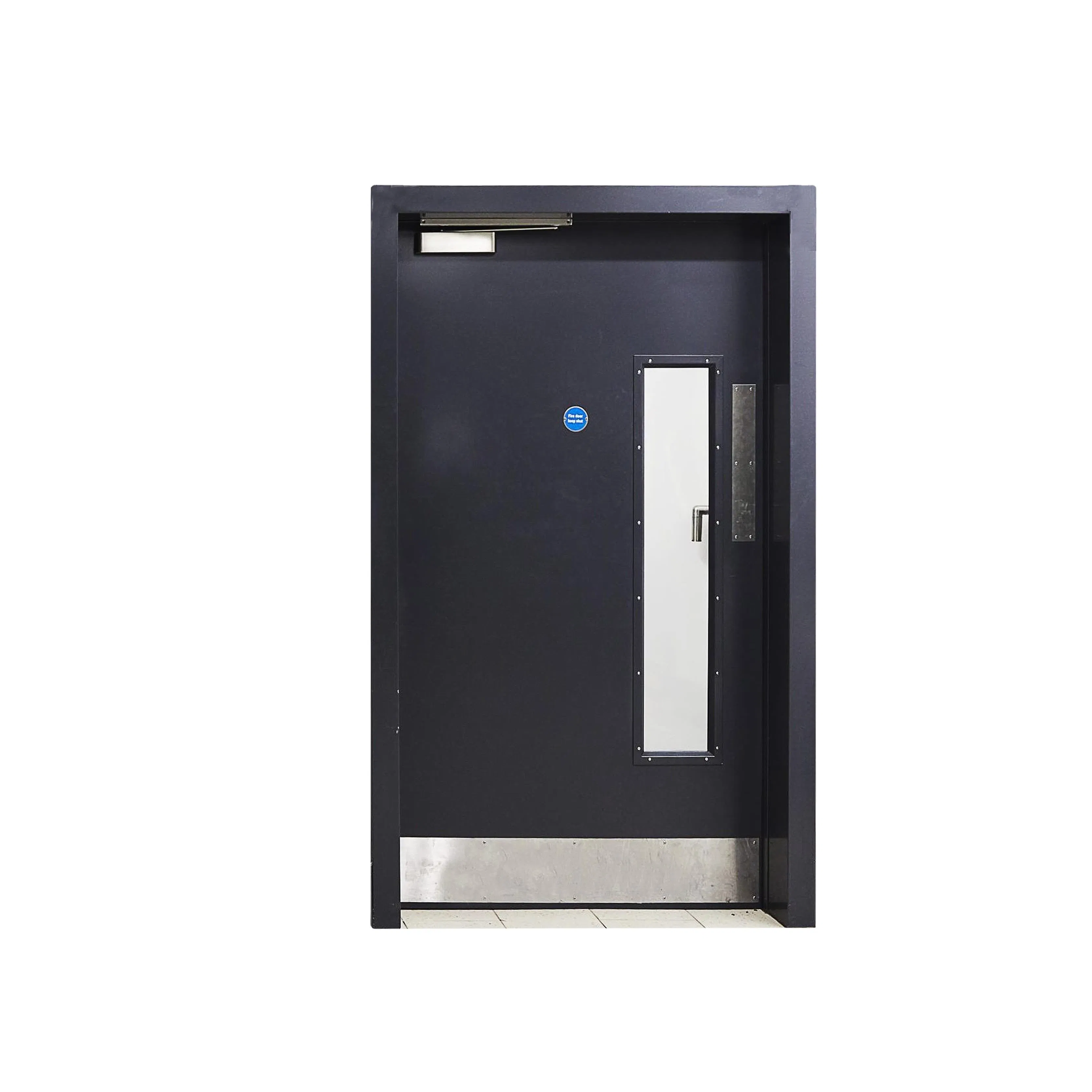 Emergency Exit Fireproof Metal Door Steel Fire Rated Escape Doors for Hotel, School, Hospital, Apartment
