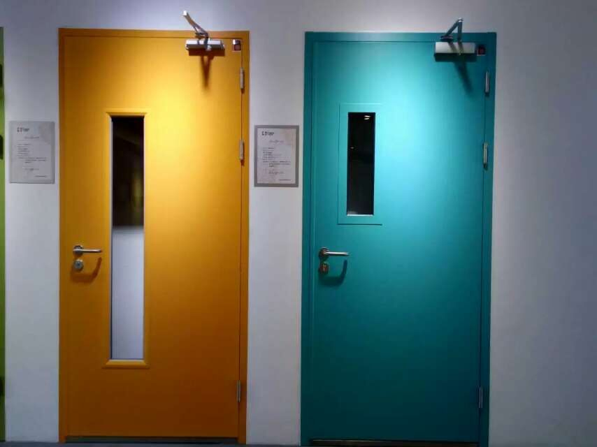 Industrial Thermal Insulated Stainless Steel Swinging Entry Safety Single Entrance Security Steel Exit Swing Door