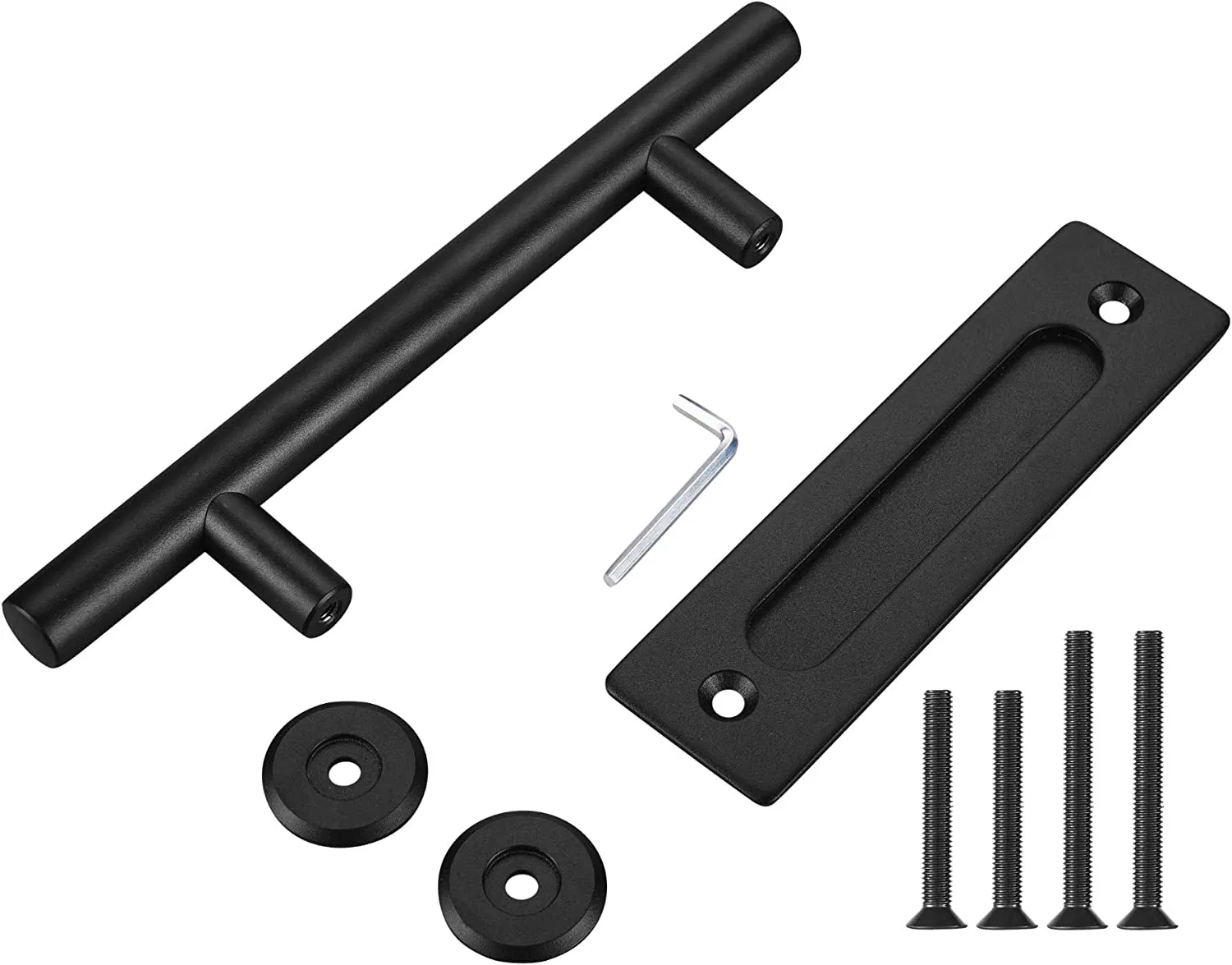 Door Handles Sets Luxury Modern Chrome Aluminum Stainless Steel Gold Black Entrance Pull Soor Handles