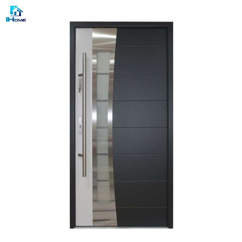 90 Minutes MDF Veneer Door Fire Rated Stainess Steel Fireproof Door