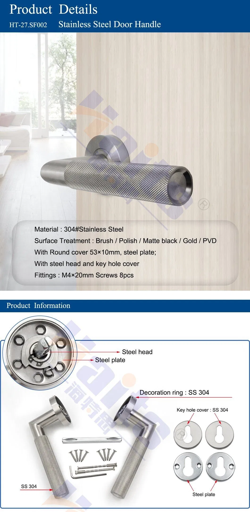 Door Handle Pull Set