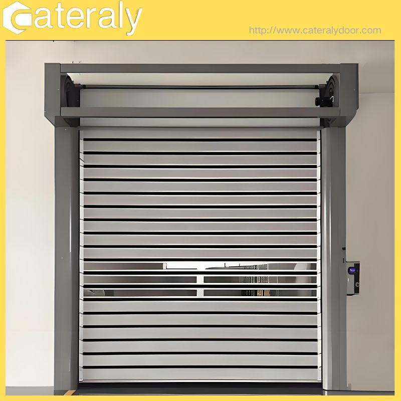 Insulated Rapid Closing Door with Thermal Shutter for Warehouses Rolling Shutter