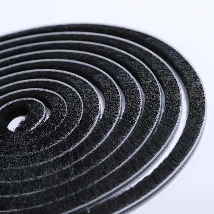 Customized Cutting Door Window Weather Strip for Apartment Office Hotel Good Viscosity Self-Adhesive Seal Strip with Fin