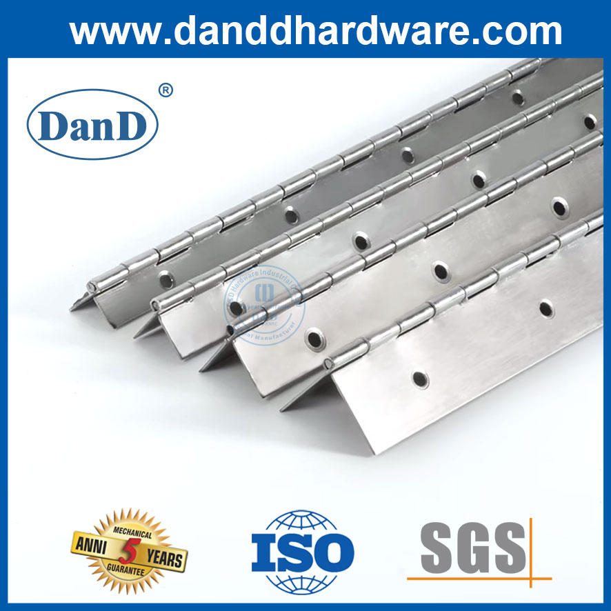 China Manufacturer Continuous Aluminum Stainless Steel Heavy Duty Furniture Fitting Piano Hinges