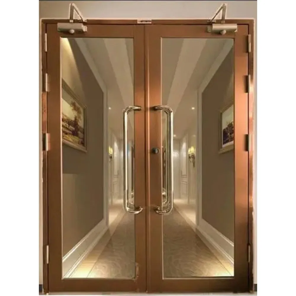 Modern Fireproof Glass Doors Suppliers Fire Rated Glass Door with 90min Rating
