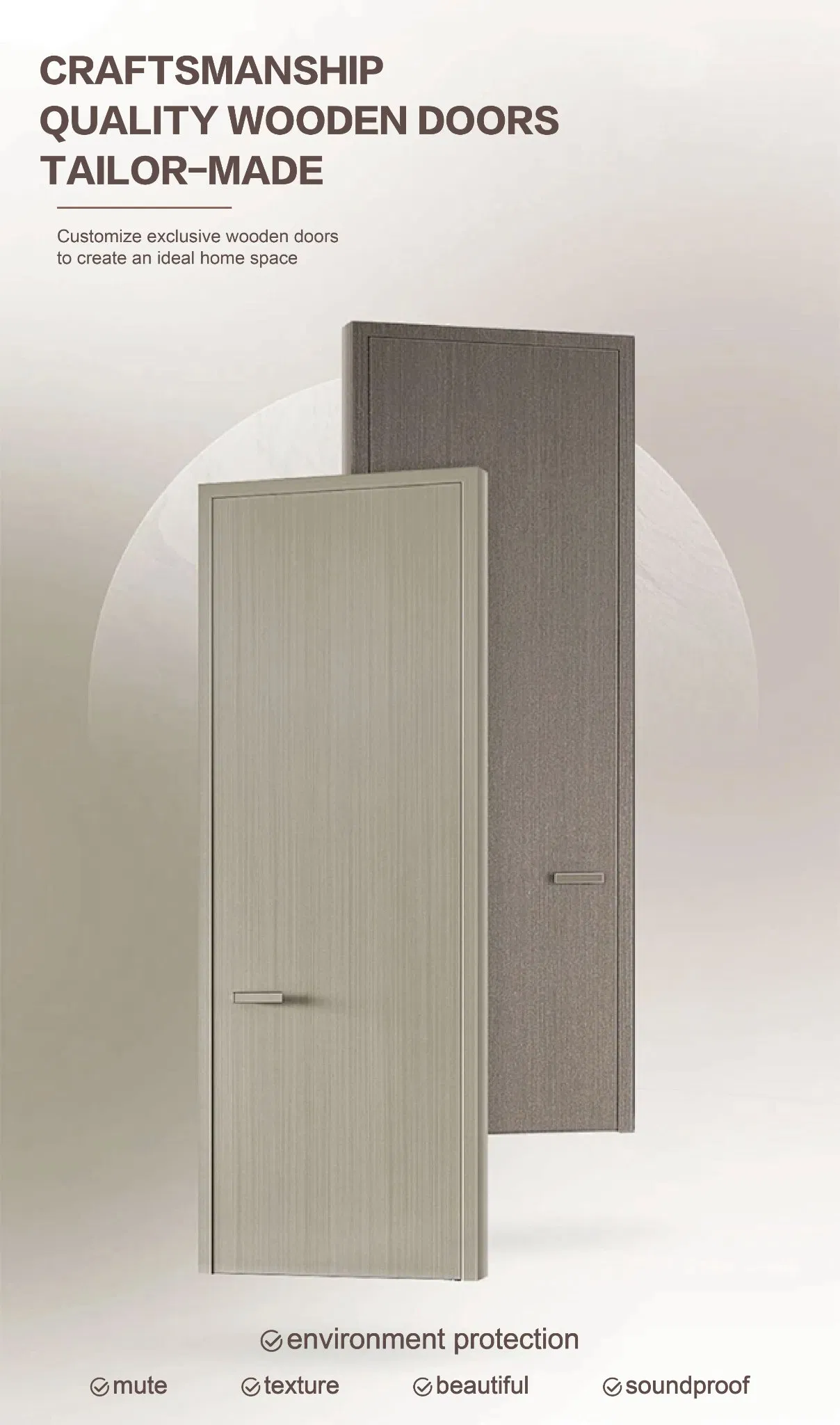 Interior Wood Door Display