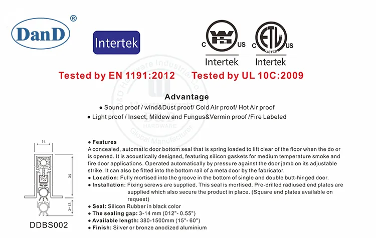 Door Bottom Seal Detail 3