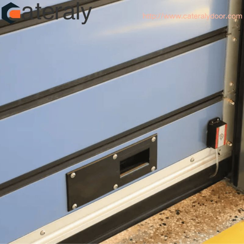 Large Thermal Insulated Rapid Closing Aluminum Shutter for Warehouses Door Hot Sale Industrial PU Overhead Automatic Aluminum Excellent Hard High Speed Spiral S