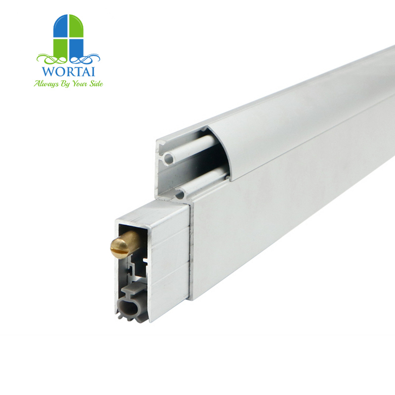 Face Mounted Automatic Door Bottom Seal Drop Down Door Sweep