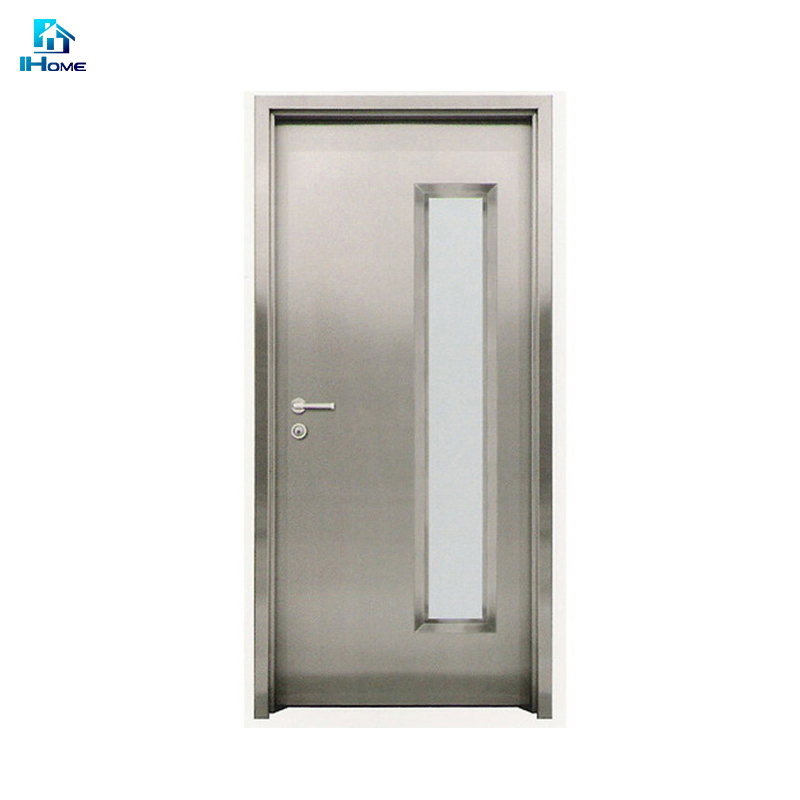 90 Minutes MDF Veneer Door Fire Rated Stainess Steel Fireproof Door