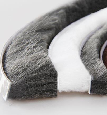 Self Adhesive Draft Seal Draught Excluder Brush Pile Weather Strip Sealing for Doors and Windows