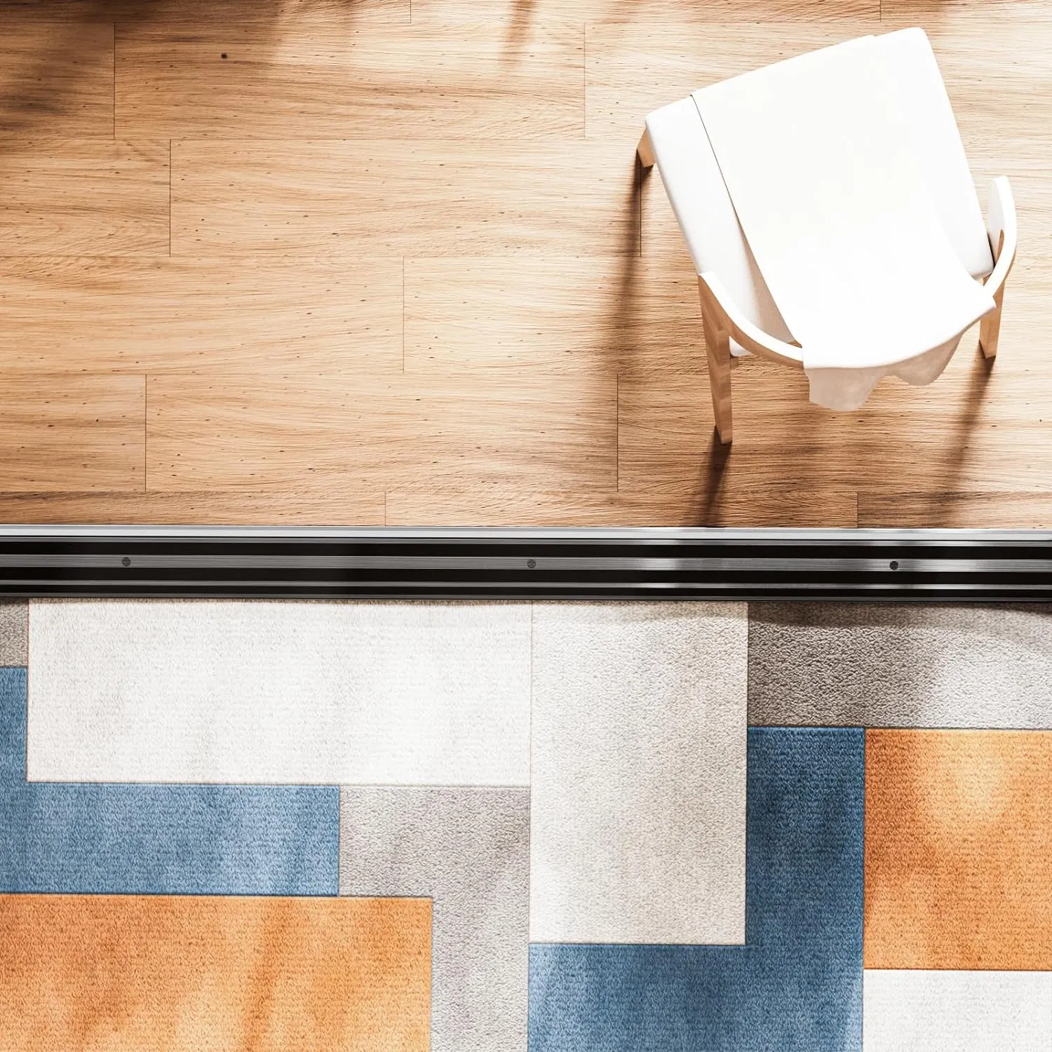 Gardens Adjustable Height Exterior Aluminum and Hardwood Sill Inswing Door Bottom Threshold