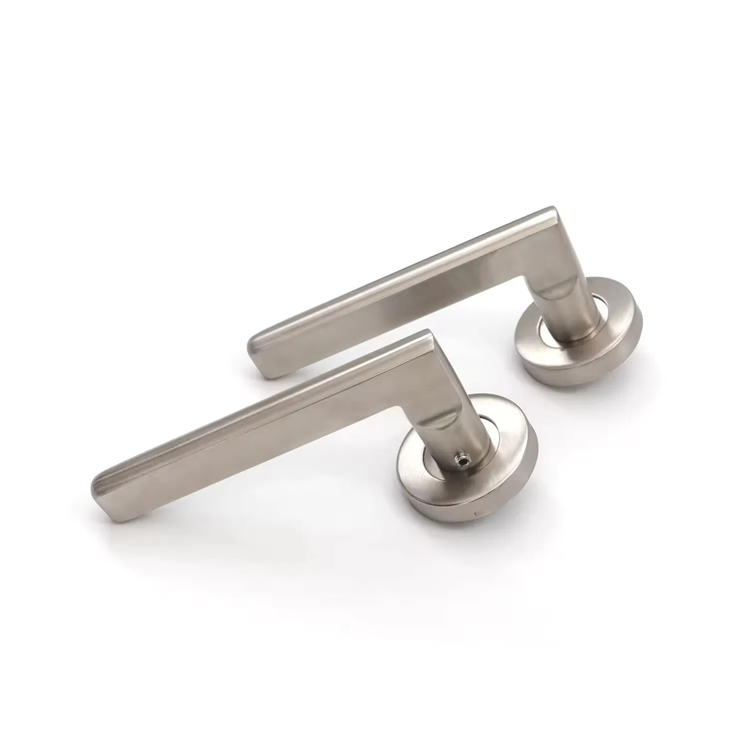 Modern Design Enhanced Door Lock Set Stainless Steel Mortise Door Hardware Pull Handle Plastic Handle Computer Keys Online Price for Wooden Doors