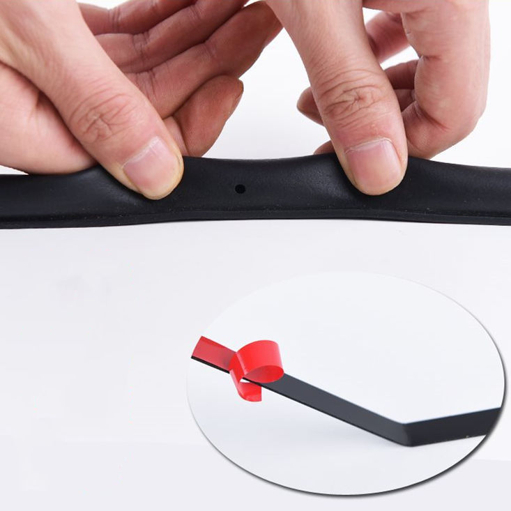 Premium Black Self-Adhesive Weather Stripping for Doors and Windows