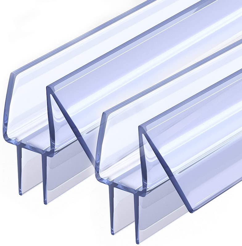 Waterproof Shower Glass Door Bottom Seal Frameless Shower Door Sweep