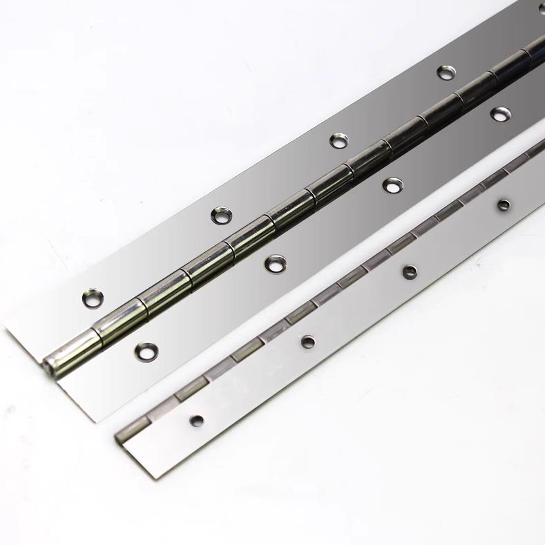 Custom Iron/Stainless Steel Heavy Duty Continuous Long Piano Hinge 1.2*50*2000mm