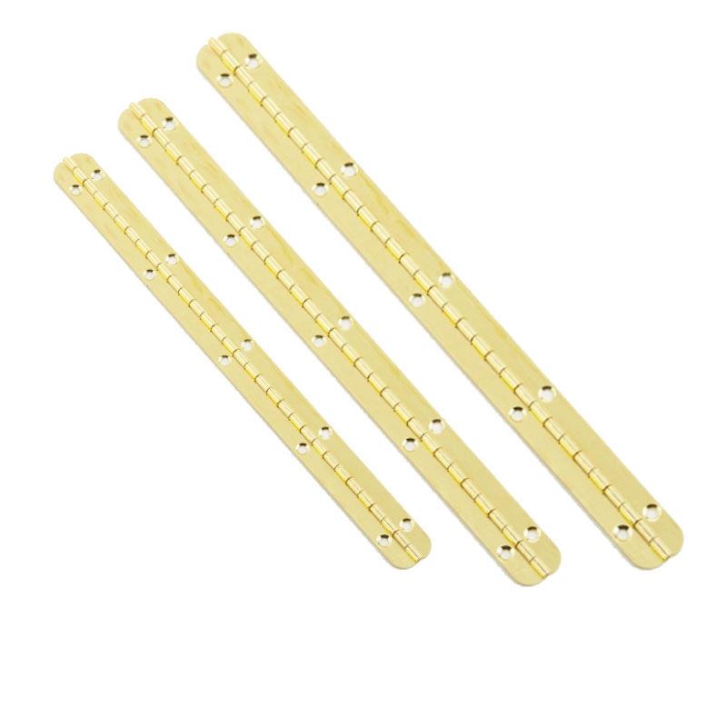 Huiding Custom Small Solid Antique Heavy Duty Long Brass Continuous Piano Hinge