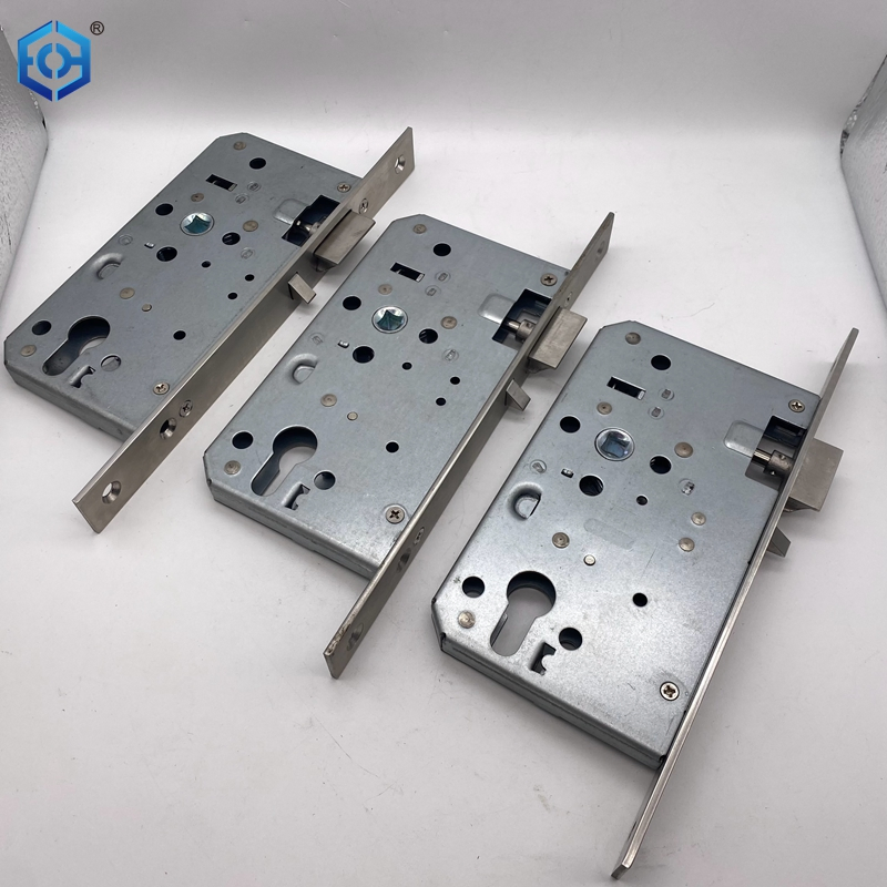 Fire Rated 3 Lever Mortice Door Lock 5572mm Sash Nickel