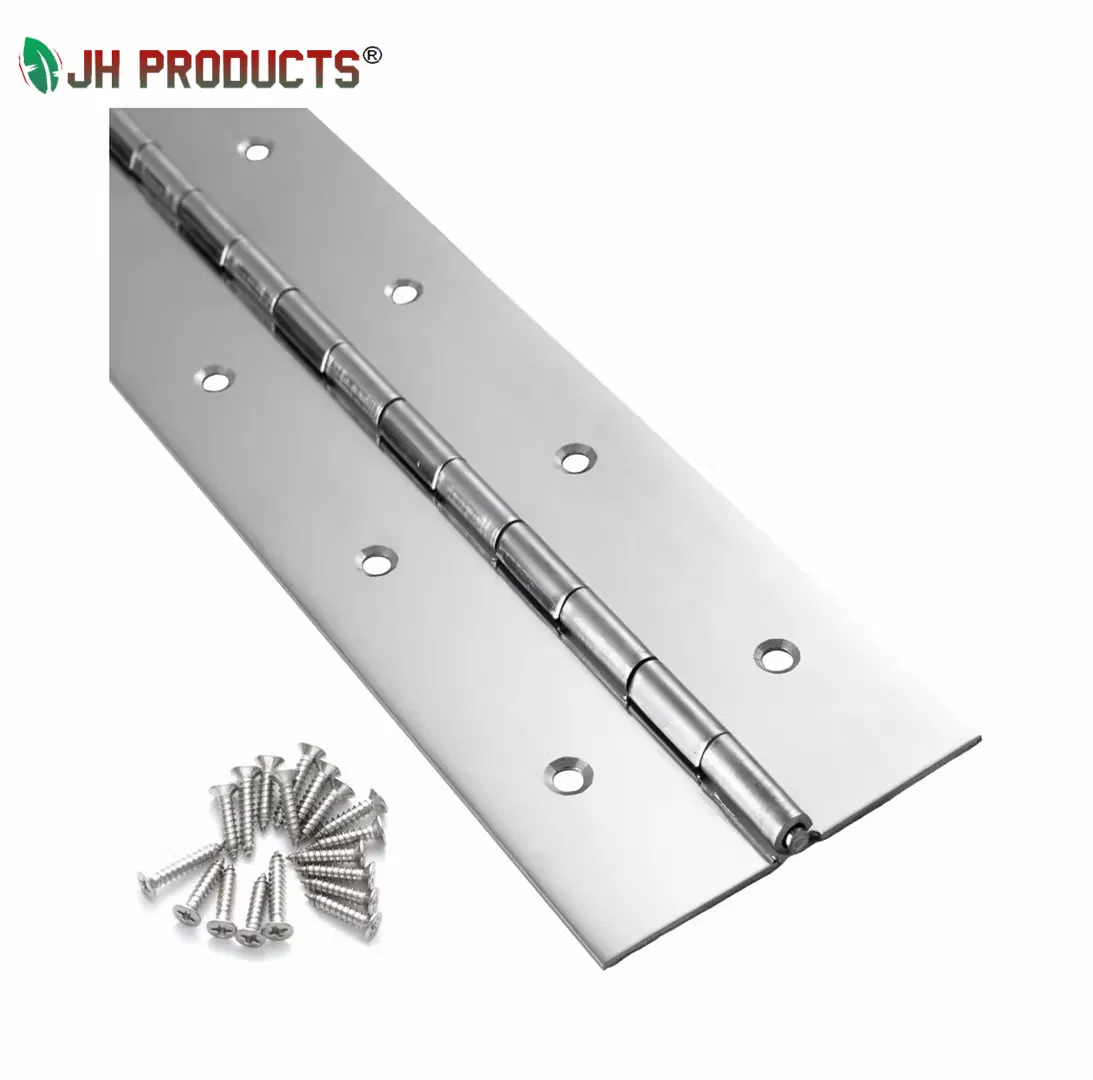 Custom Heavy Duty Approved Waterproof Continuous Concealed Cabinet Door Long Stainless Steel Piano Hinges