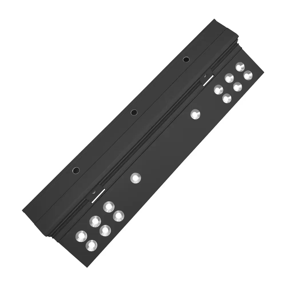 Heavy Duty Half Surface Chinese Gear Continuous Hinge Door Modern Design Aluminum Door