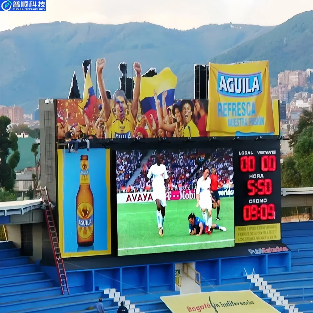 Pushunled Outdoor LED Display Full Color for Commercial Advertisement LED Screen Display