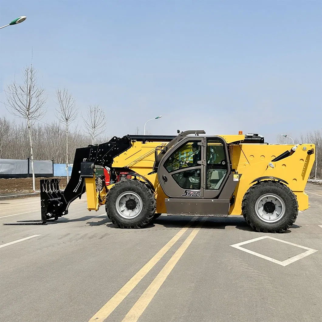 High Performance Heightened Telescopic Forklift Multi-Purpose Telescopic Loader 6-Ton Load King Telehandler Machinery Manufacturer Telescopic Forklift