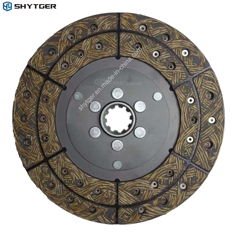 10 Teeth 255mm Diameter Clutch Disc Spare Parts Forklift Accessories Clutch Plate