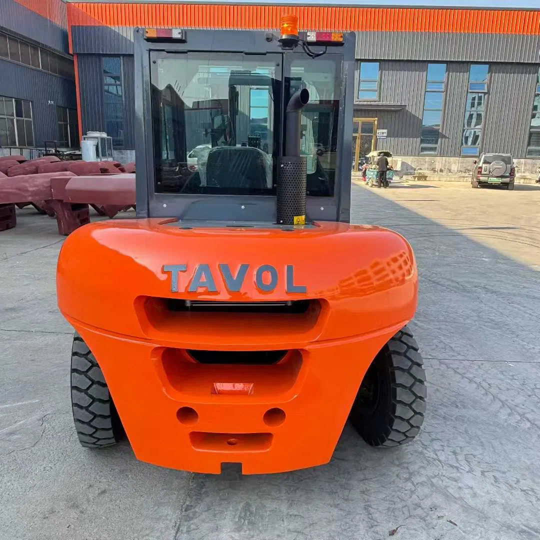Heavy Duty Forklift Warehouse Diesel Fork Lifter 5ton 7ton 8ton with Cabin