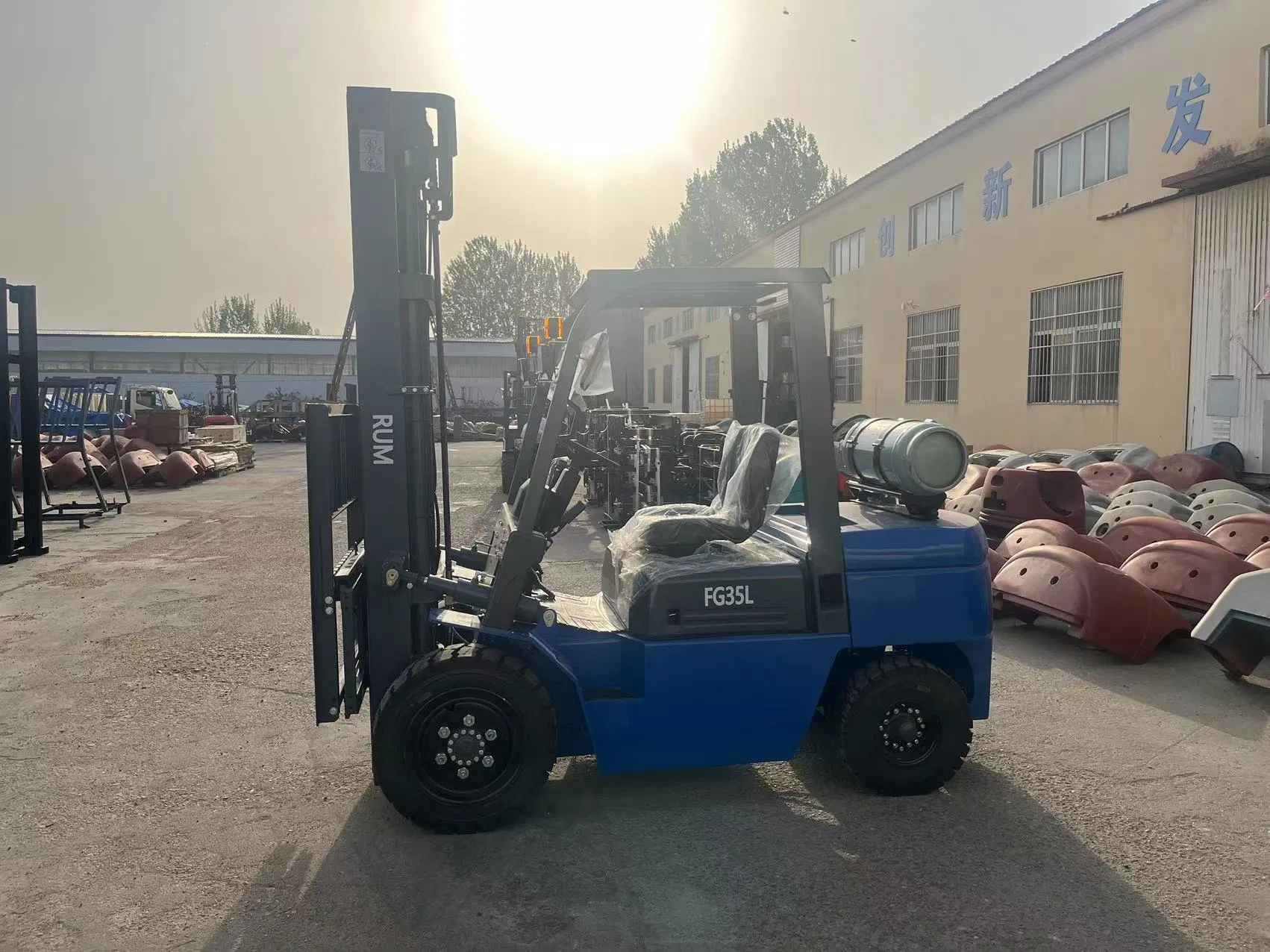 LPG Gasoline Forklift Truck Fg35L 3.5t 3500kg Forklift Truck with Factory Price