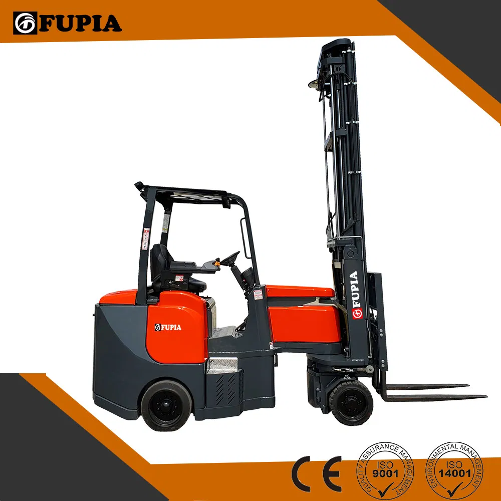 Side Loader Forklifts 2 Ton 3 Ton Articulated Forklift Narrow Aisle Forklifts for Sale