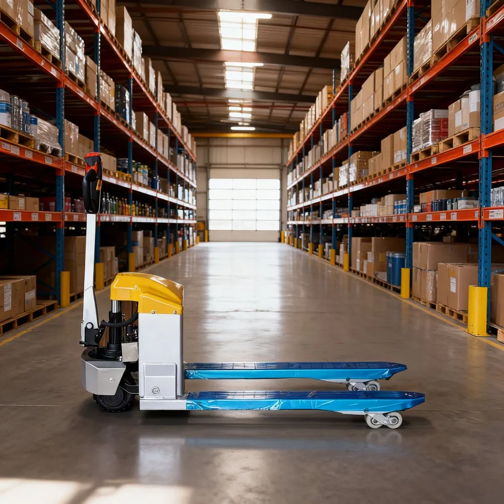 Zinc-Plated IP-Rated Customized Pallet Truck for Cold Chain Distribution