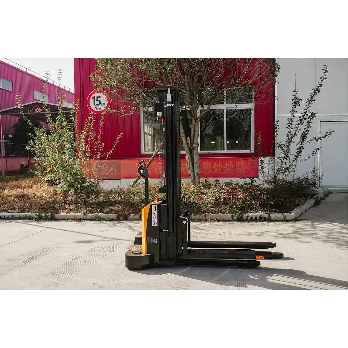Electric Stacker Forklift Material Handling Equipment 1.5ton 2ton 1.6m-4.5m Walkie Automatic Stacker Solid Tire Self Loading Forklift Second Hand Forklift