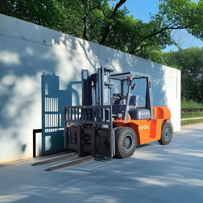 Heavy Duty Forklift Warehouse Diesel Fork Lifter 5ton 7ton 8ton with Cabin