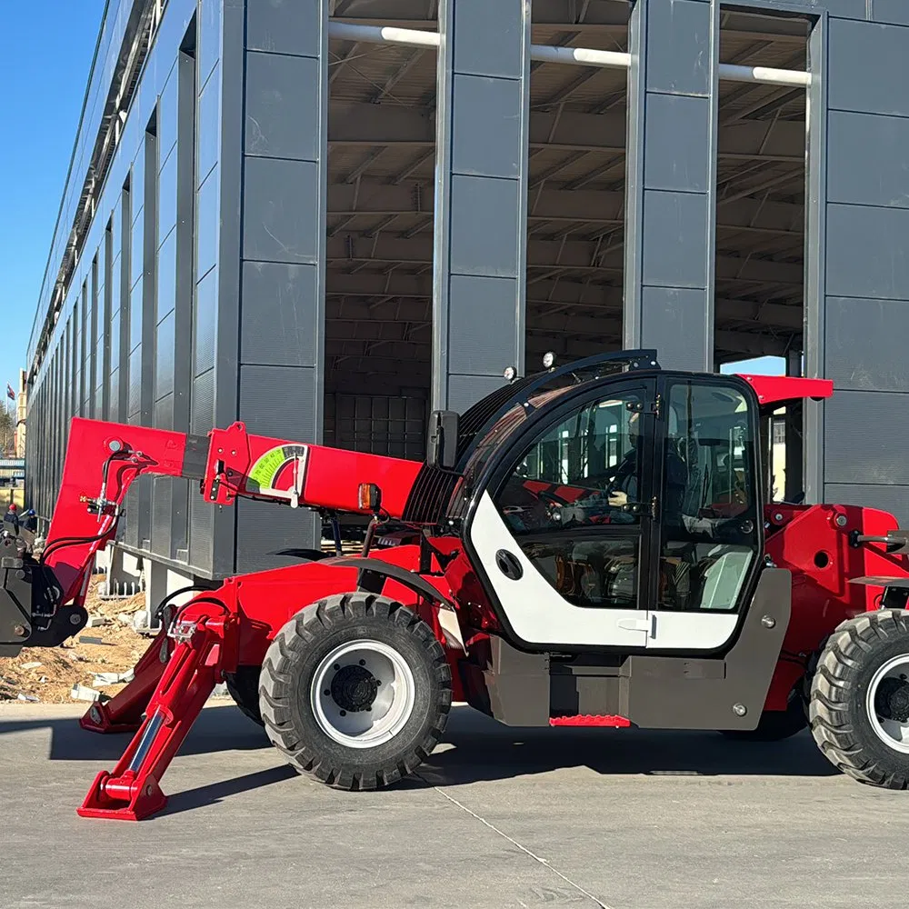 Hot Selling Best Price CE/EPA Certified Telehandler Mini Backhoe Telescopic Arm Forklift 4 Tons Telehandler 18m Lifting Telescopic Forklift