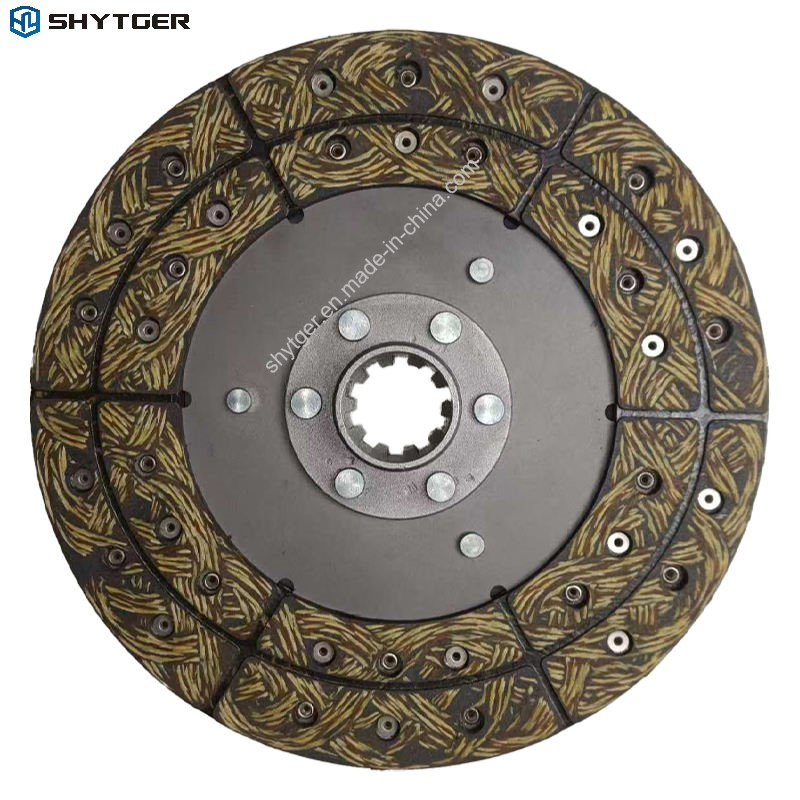 10 Teeth 255mm Diameter Clutch Disc Spare Parts Forklift Accessories Clutch Plate