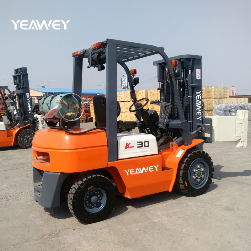 3ton LPG Forklift with 3/4/5/6m Duplex/Triplex Mast and Side Shifter LPG Forklift Automated Forklift Low Price New Type Forklift