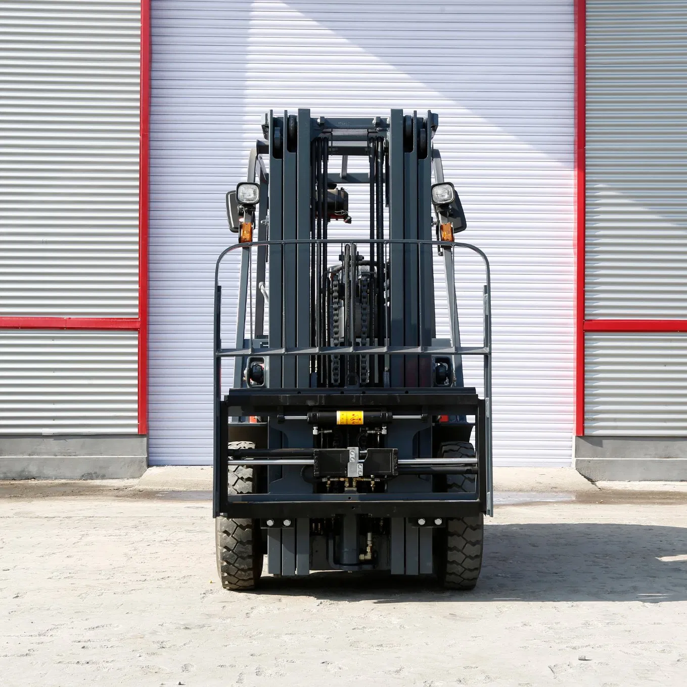2.5ton 2.5t Diesel Forklift Truck with 3m 4.5m 4500mm Three Stage Full Free Mast Triplex Full Free Mast Fork Lift Hyster/Yale/Linde/Crown/Toyota/Hangcha