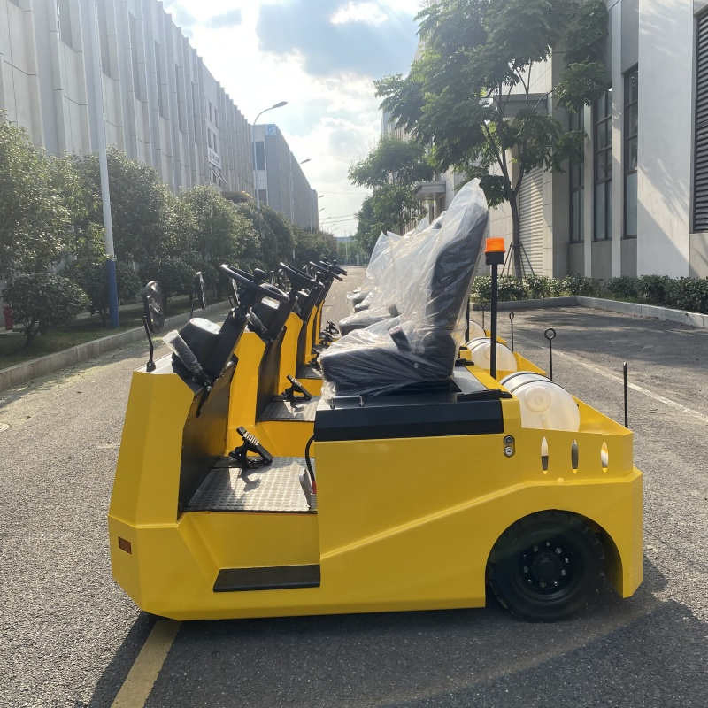 3 5 6 7 10 Ton Warehouse Electric Tow Tug Tractor Mover for Carrying Trolley Cart