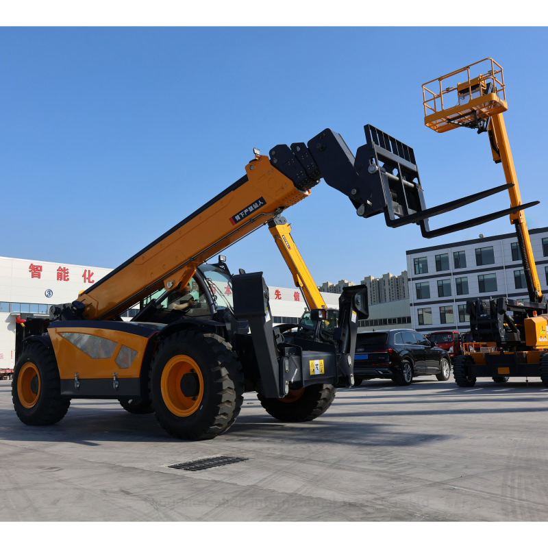 Top Brand 13m 3.5 Ton Telescopic Handler Side Loader Forklift Telehandler