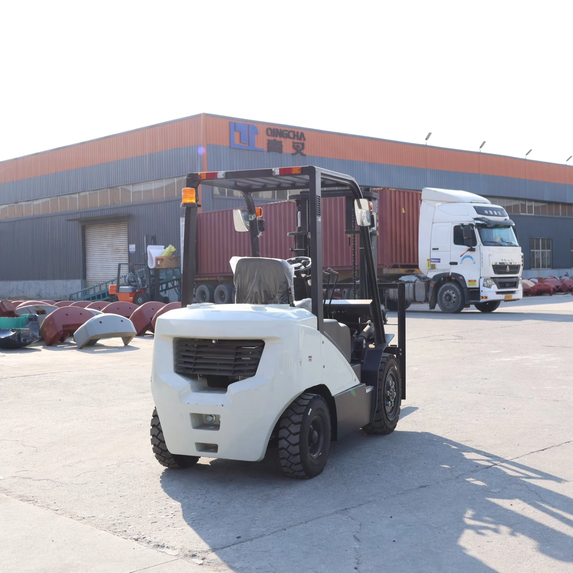 China 3 Ton 3000kg 3.5 Ton Diesel Forklift Industrial Heavy Duty Warehouse Fork Lift Manufacturer