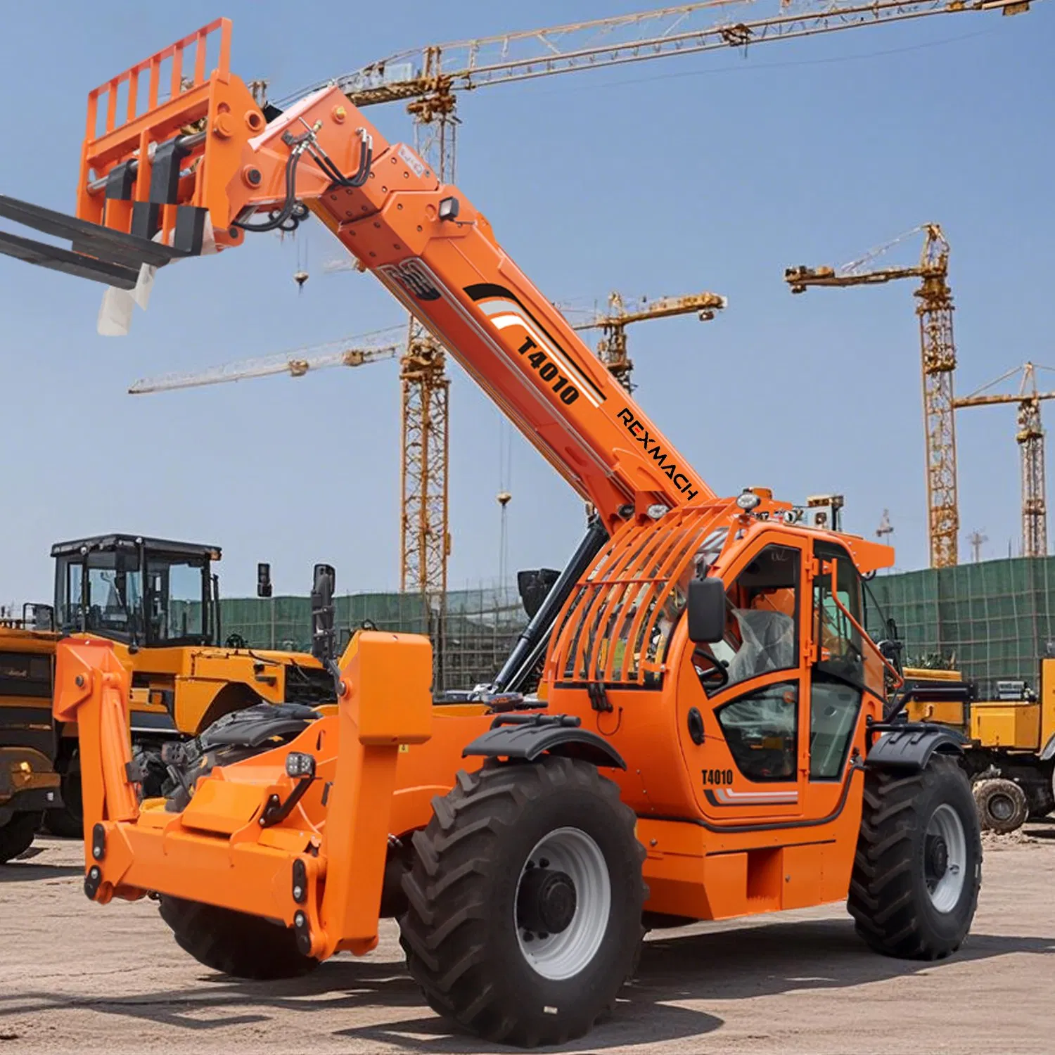 Manitou Forklift Telescopic Handler Telehandler with 7m/10m/14m/18m Lifting Height with 4 Tons